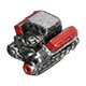thumbnail image 3 of Modelo De Motor En Miniatura A Escala 1/64, Accesorios De Fotografía, Piezas, Modelo De Escena De Garaje, Estilo C, 3 of 5