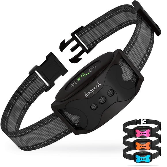 Collar antiladridos para perros, recargable, antichoque, para perros de 5,4 a 50 kg