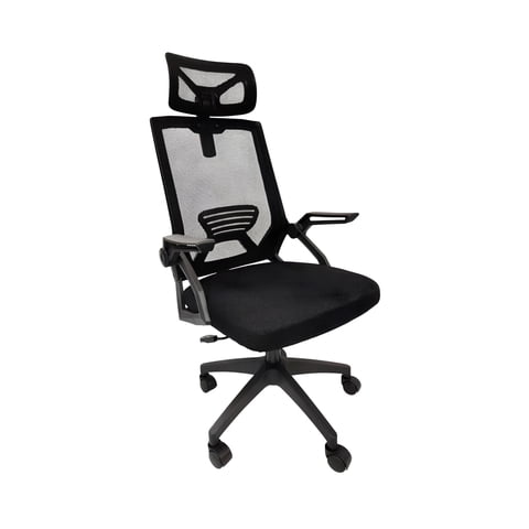 Lubabycas - Silla Escritorio Oficina Reposacabezas Reclinable Exo Negra