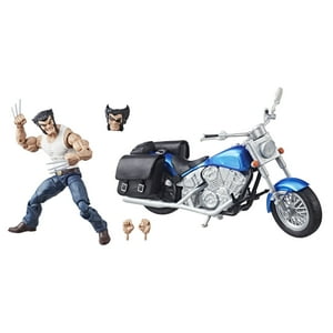 Figura De Acción Marvel Legends Series Wolverine Con Motocicleta