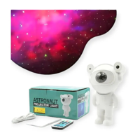 Genérico - Lampara Parlante Astronauta Proyector De Estrellas Universo Blanco