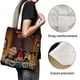 thumbnail image 3 of Untitled Wallace and Gromit Movie Bolso de tela con estampado de lienzo para mujer, bolsa de compras reutilizable y estética, con cremallera interior, regalo para mujer,40*45cm., 3 of 6
