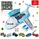 thumbnail image 1 of Avion Transportador Con 6 Auto Luz Sonido Vapor Juguete Niño Anikids Azul, 1 of 9