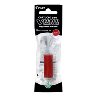 Pilot - Cartucho V Board Master Rojo 12 Un.