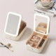thumbnail image 4 of Espejo De Maquillaje Con Luz Led Y Organizador Blanco, 4 of 7