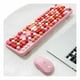 thumbnail image 2 of Teclado + Mouse Inalámbrico Lapiz Labial Retro Mujer - Rosado, 2 of 5
