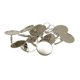 thumbnail image 1 of 12 piezas almohadilla de pendiente leveback pegamento en hallazgos fabricación de joyas de plata, 1 of 3