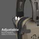thumbnail image 4 of Conjunto de Protectores Auditivos Walker Razor Tacti-Grip con Diadema de Goma, 4 of 6
