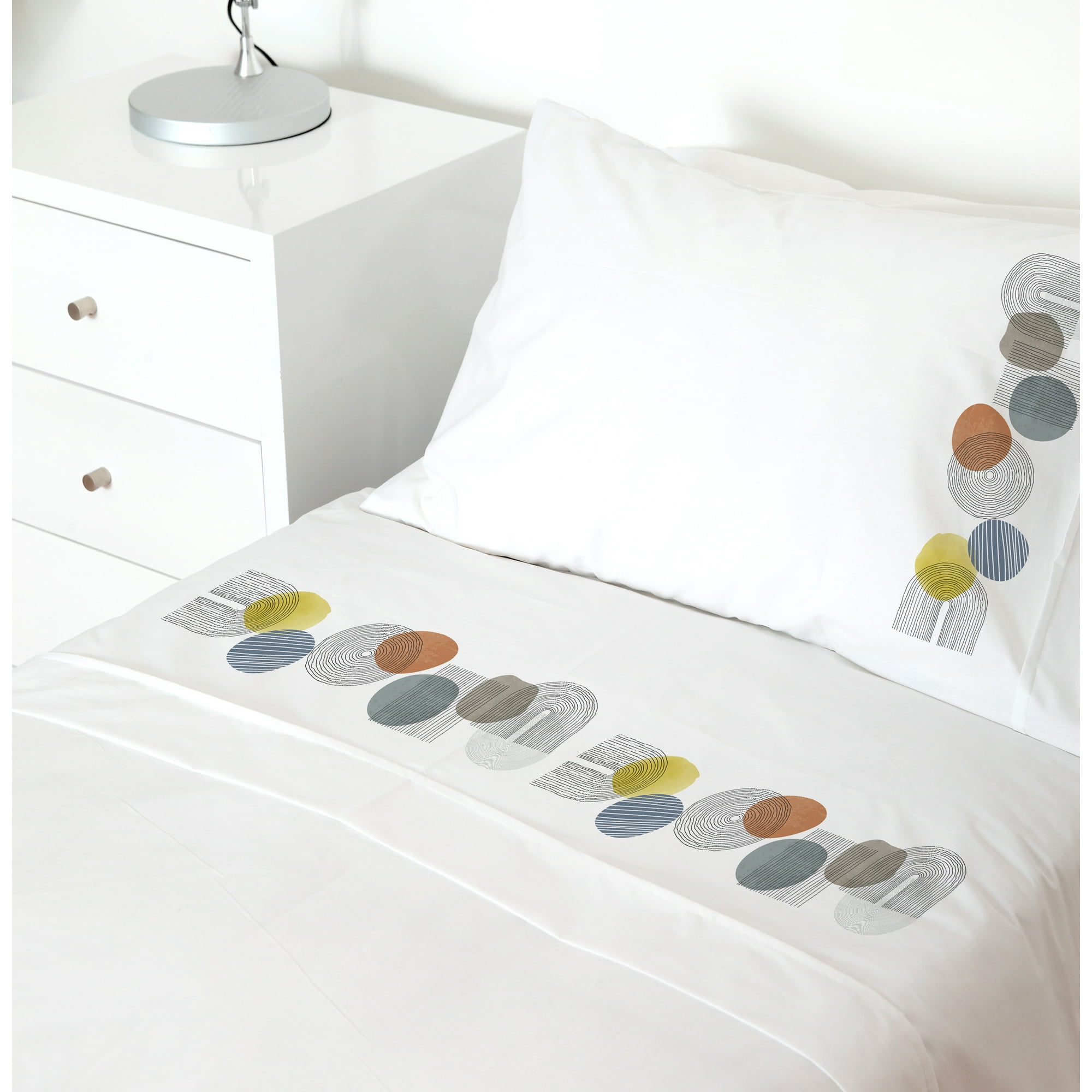 Tuyo Print - Juego De Sábanas 1 Pl Luz De Luna