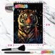 thumbnail image 5 of Scratch Art Book Animals Series para adultos: propina, 5 of 9