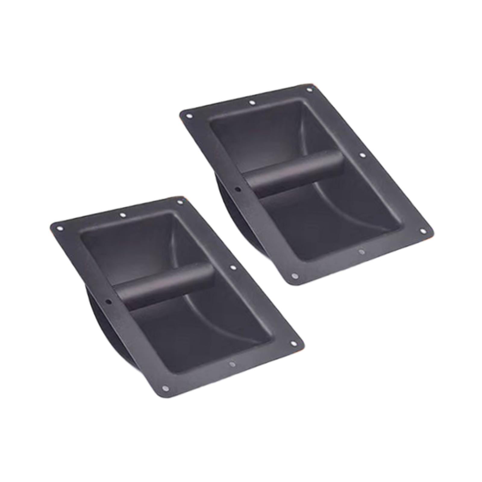 Magideal - 2x Asas Para Gabinete De Altavoz Soportes Empotrados Soporte De Agarre Para Gabinete De Transporte De Altavoz Soporte De Agarre Estuche Cargado S