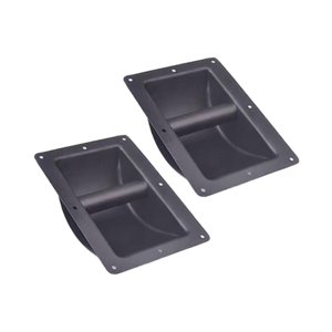 Magideal - 2X Asas Para Gabinete De Altavoz Soportes Empotrados Soporte De Agarre Para Gabinete De Transporte De Altavoz Soporte De Agarre Estuche Cargado S