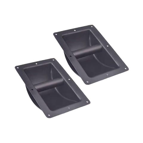 Magideal - 2X Asas Para Gabinete De Altavoz Soportes Empotrados Soporte De Agarre Para Gabinete De Transporte De Altavoz Soporte De Agarre Estuche Cargado S