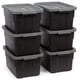 thumbnail image 1 of Bolso Rubbermaid con cuello rugoso, 11.4 L, paquete de 6 unidades, negro y gris, 1 of 8