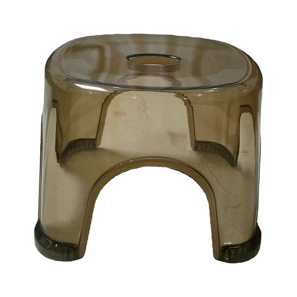 Taburete De Paso Multifuncional Portátil Antideslizante Estable Pequeño Taburete Para Baño Gris