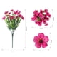 thumbnail image 4 of Flores artificiales HyeFlora Daisy con eucalipto, 12 paquetes, 4 of 7