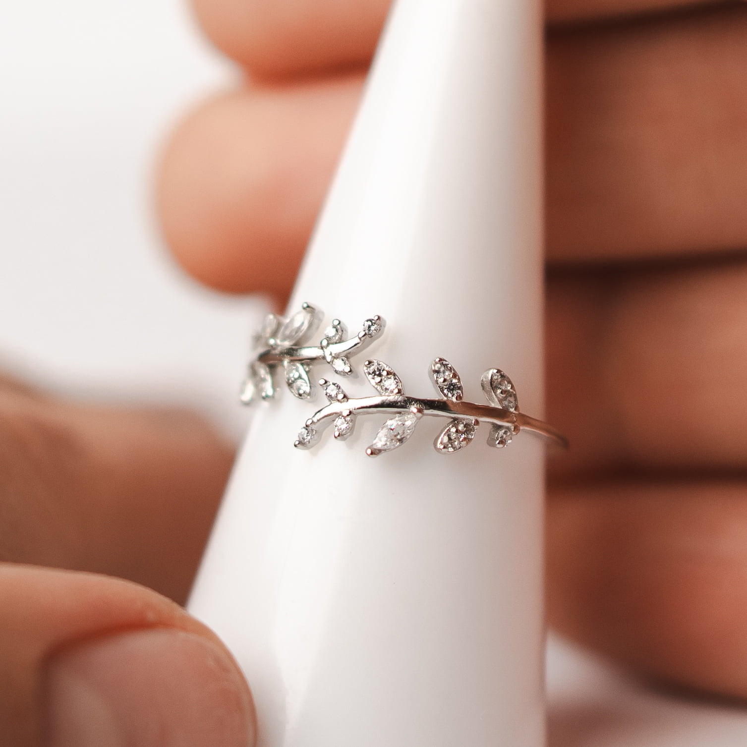 Silene - Anillo Ajustable Espiga