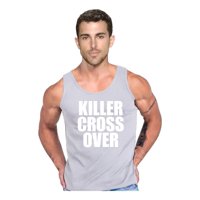 Persodesign - Polera Killer Crossover Basketball Musculosa Tank Gym Talla M Gris Hombre