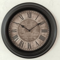 Genérico - Reloj De Pared 54X32X32.8 Cm, Elemental, Café