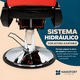 thumbnail image 5 of Sillón Barbero Hidráulico Reclinable 150 Kg Apoyapiés Nanofort Rojo, 5 of 10