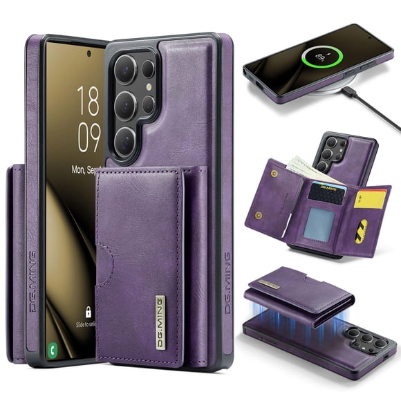 Funda para teléfono Oidealo para Samsung Galaxy S25 Ultra con cartera magnética