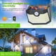 thumbnail image 4 of Luces solares de pared para exterior HMCITY de 120 LED con sensor de movimiento IP65, 4 of 6