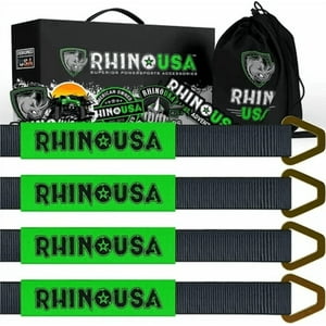 Genérico - Pack X 2 Correas De Amarre 3,8 Cm X 244 Cm Rhino Usa