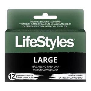 Prater - Preservativo Lifestyles Large X 12 Condones
