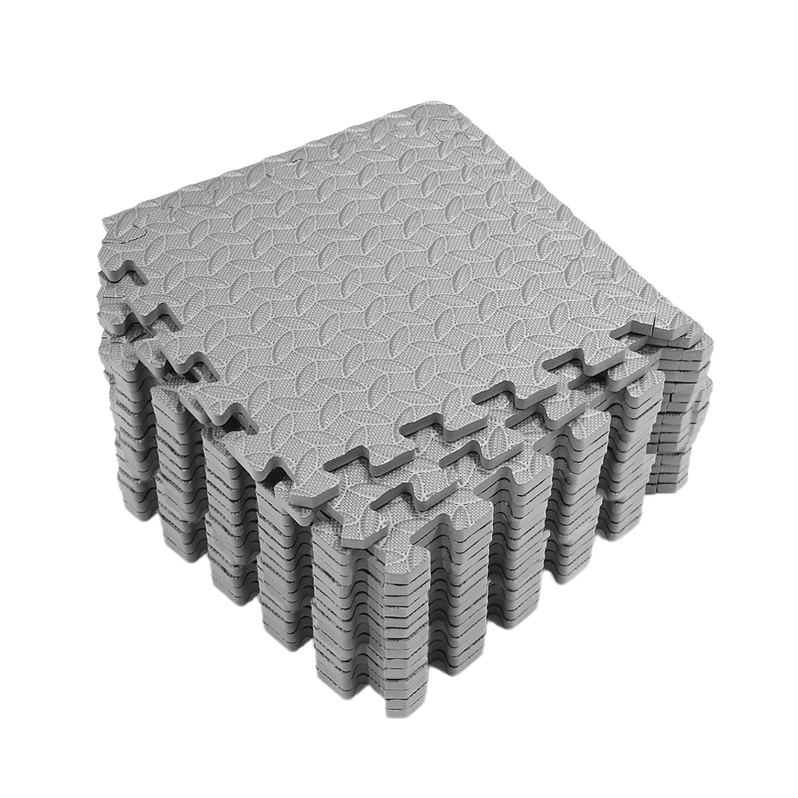 Magideal - Almohadillas De Piso Para Niños, Almohadillas De Ejercicios, Cojines Sobre Alfombras, Baldosas De Espuma Entrelazadas Para Entretenimiento En El Hogar Gris