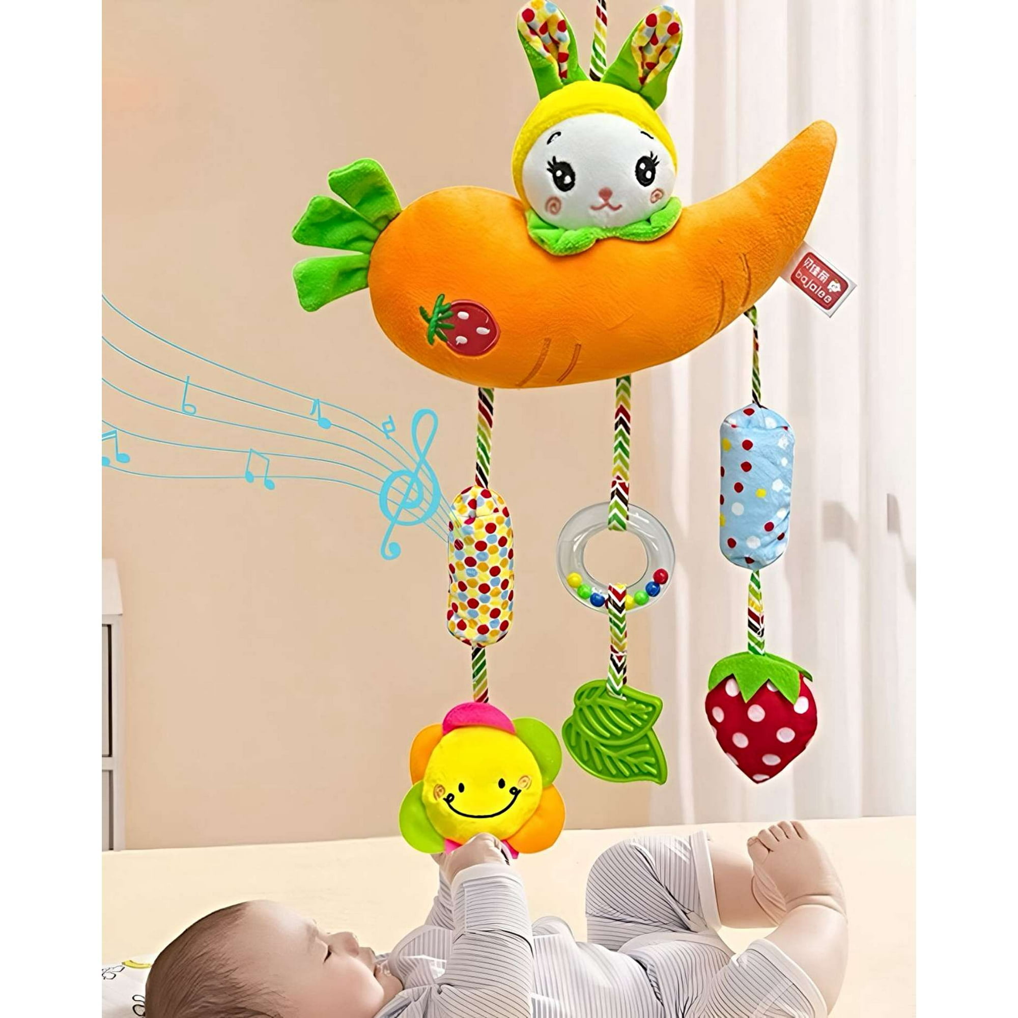 Kylien - Juguete Móvil De Coche Para Bebé Colgante Diseño Zanahoria