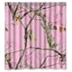thumbnail image 1 of Cortina de ducha con diseño de árbol real rosa y camuflaje, juego de cortinas de baño con ganchos, tamaño 60 x 72 pulgadas, 1 of 3