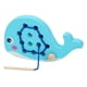 thumbnail image 3 of Juego De Cordones De Madera Montessori Juguete De Roscado Motor Fino Ballena Educativa, 3 of 5