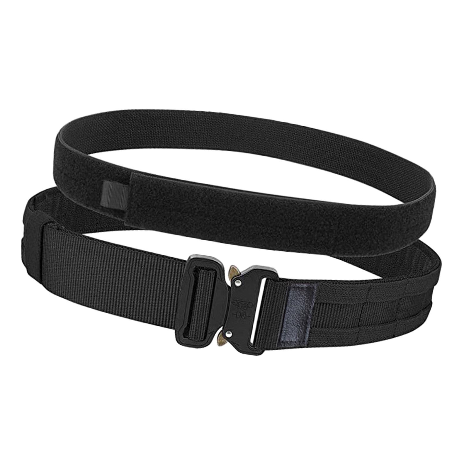 Ioensy - Cinturón Interior Y Cinturón Exterior De Liberación Rápida Cinturón De Nailon Duradero Resistente Al Estiramiento L