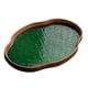 thumbnail image 1 of Bandeja Decorativa Madera y Vidrio Flor Begonia, 1 of 3