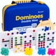 thumbnail image 1 of Juego de dominó Queensell Doble 9 para adultos y niños con estuche, 1 of 9