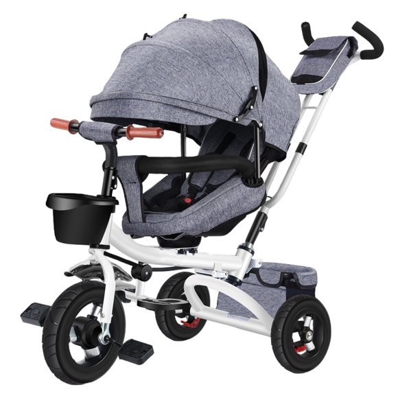 Triciclo Reversible Y Plegable Accesorios 201 Gris LuBabycas