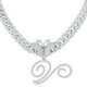 thumbnail image 1 of Stylish Hip Hop Cuban Butterfly Necklace with White Letter Initials, 1 of 5