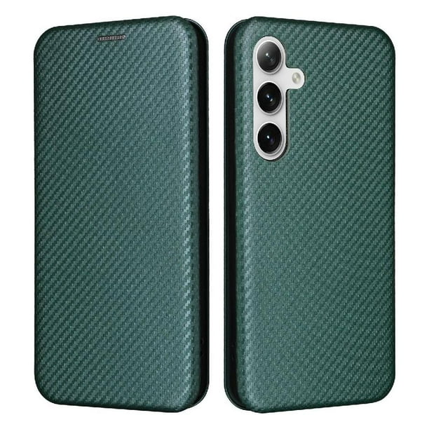 Funda Flip para FOXDOCK Samsung Galaxy S24+/S24 plus - Funda magnética de negocios, funda protectora delgada