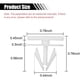 thumbnail image 2 of Clip Remache Moldura Lateral JOYCOURT 20 un 2 cm Nylon, 2 of 3