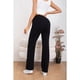 thumbnail image 2 of Pantalon Mujer Tipo Calza Flare Lanilla Tiro Alto Full Elasticado 5064, 2 of 4