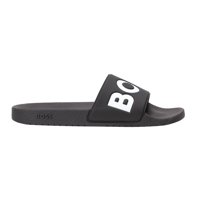Sandalia Boss Aryeh Slide Negro Oscuro Resistente Al Agua 7
