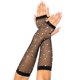 thumbnail image 1 of Calentadores de brazos Leg Avenue Rhinestone Fishnet O/S Black, 1 of 4
