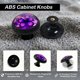 thumbnail image 4 of Perillas de gabinete mariposa morada Artinhand, paquete de 4, 4 of 7