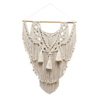 Bothyi - Tapiz Tejido Para Colgar En La Pared De Macramé