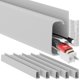 thumbnail image 1 of Cubierta de cables EVEO 244 cm (6 unidades) - Organizador gris, 1 of 7