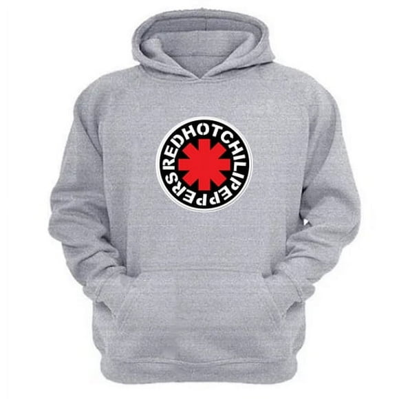 Polerón Canguro Red Hot Chili Peppers Gris Claro Talla S Unisex