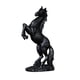 thumbnail image 4 of Caballo Estatua Decoración Del Hogar Escultura Resina Figura Decorativa Moderna Negro, 4 of 5