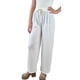 thumbnail image 2 of Pantalon Palazzo Acanalado Mujer Cintura Elasticada Verano Colores 369, 2 of 3