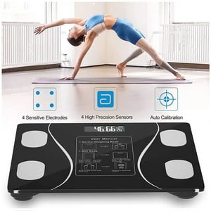 Startechoffice - Balanza Pesa Digital Inteligente 180 Kg 79 Datos Corporales Bluetooth