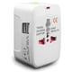 thumbnail image 1 of Adaptador enchufe viajes con 2 USB US AUS Europa UK, 1 of 7